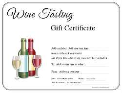 wine tasting gift certificate style1 default template image-262 downloadable and printable with editable fields