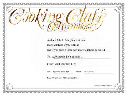 cooking class gift certificate style4 default template image-217 downloadable and printable with editable fields
