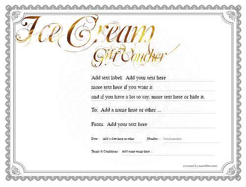 ice cream   gift certificate style4 default template image-243 downloadable and printable with editable fields
