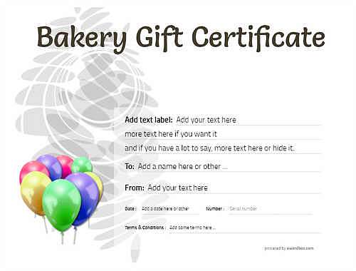 bakery gift certificate style9 default template image-180 downloadable and printable with editable fields
