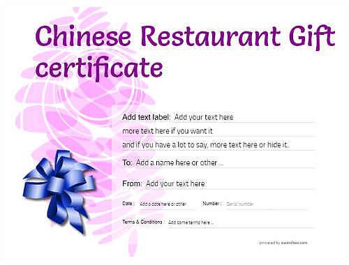 chinese restaurant gift certificate style9 purple template image-74 downloadable and printable with editable fields