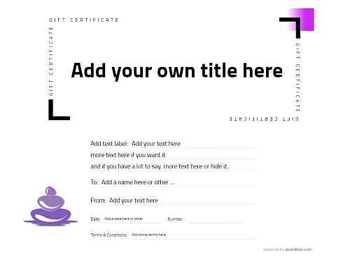 make your own massage gift certificate template free printing or downloadable social media image and fully editable