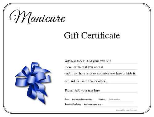  manicure  gift certificate style1 default template image-1 downloadable and printable with editable fields