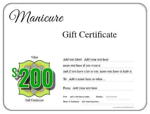  manicure  gift certificate style1 default template image-3 downloadable and printable with editable fields