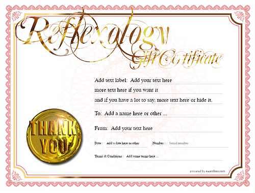 reflexology   gift certificate style4 red template image-241 downloadable and printable with editable fields