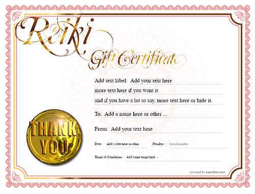 reiki   gift certificate style4 red template image-267 downloadable and printable with editable fields