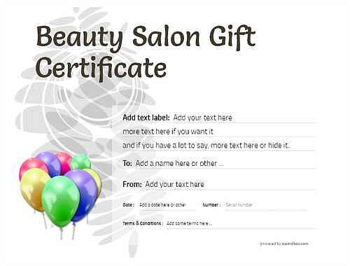 beauty salon  gift certificate style9 default template image-127 downloadable and printable with editable fields