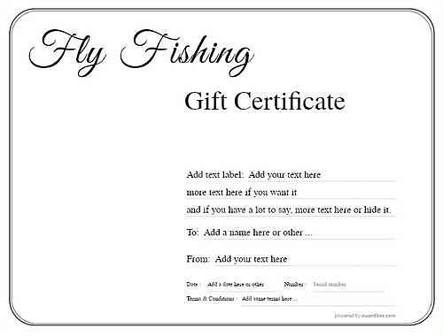 fly fishing  gift certificate style1 default template image-80 downloadable and printable with editable fields
