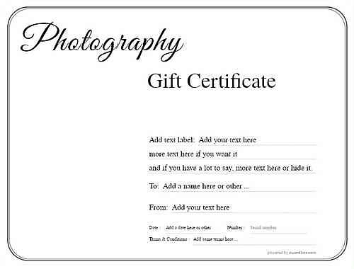  photography  gift certificate style1 default template image-54 downloadable and printable with editable fields
