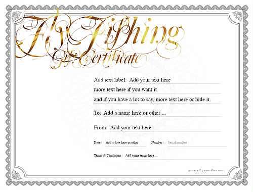 fly fishing  gift certificate style4 default template image-86 downloadable and printable with editable fields