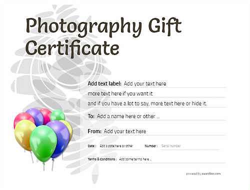  photography  gift certificate style9 default template image-75 downloadable and printable with editable fields