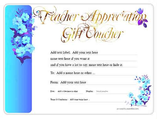 teacher appreciation gift certificate style8 blue template image-98 downloadable and printable with editable fields