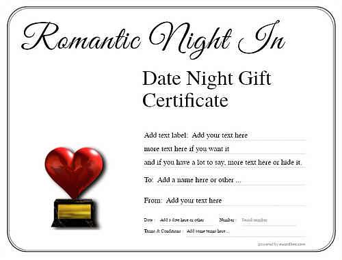 date night gift certificate style1 default template image-625 downloadable and printable with editable fields