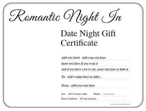 date night gift certificate style1 default template image-626 downloadable and printable with editable fields