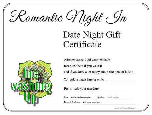 date night gift certificate style1 default template image-627 downloadable and printable with editable fields