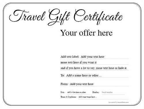 travel gift certificate style1 default template image-288 downloadable and printable with editable fields