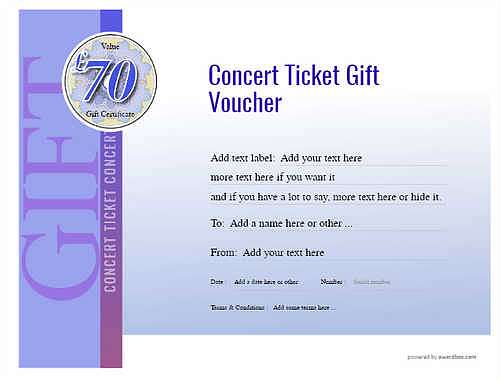 concert ticket gift certificate style3 blue template image-578 downloadable and printable with editable fields