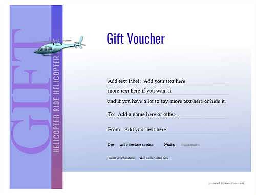 helicopter ride gift certificate style3 blue template image-422 downloadable and printable with editable fields
