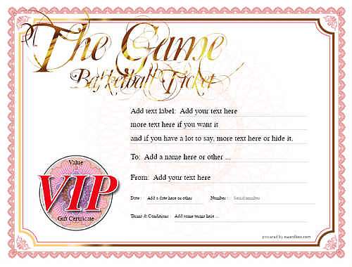 basketball ticket gift certificate style4 red template image-553 downloadable and printable with editable fields