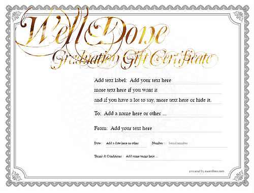 graduation gift certificate style4 default template image-762 downloadable and printable with editable fields