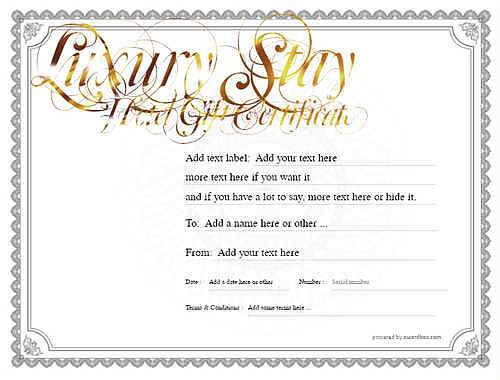 hotel gift certificate style4 default template image-372 downloadable and printable with editable fields