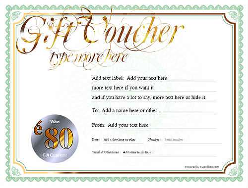 money   gift certificate style4 green template image-9 downloadable and printable with editable fields