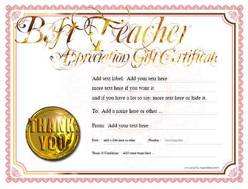 teacher appreciation gift certificate style4 red template image-85 downloadable and printable with editable fields