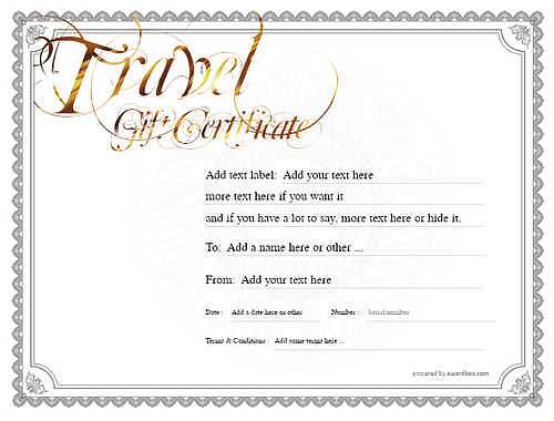 travel gift certificate style4 default template image-294 downloadable and printable with editable fields