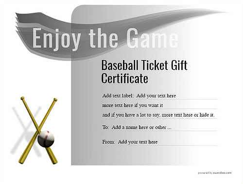 baseball ticket gift certificate style7 default template image-533 downloadable and printable with editable fields