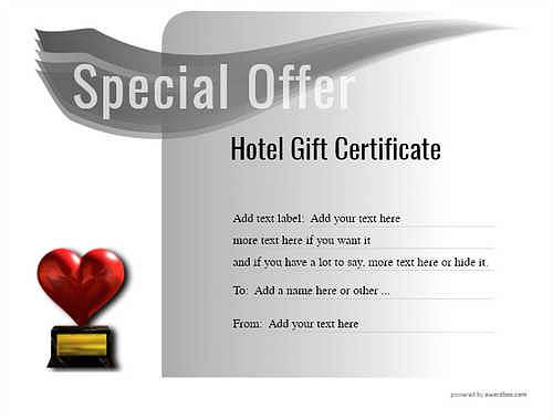 hotel gift certificate style7 default template image-377 downloadable and printable with editable fields