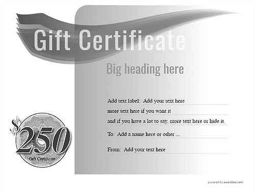 money   gift certificate style7 default template image-13 downloadable and printable with editable fields