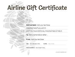 airline gift certificate style9 default template image-335 downloadable and printable with editable fields