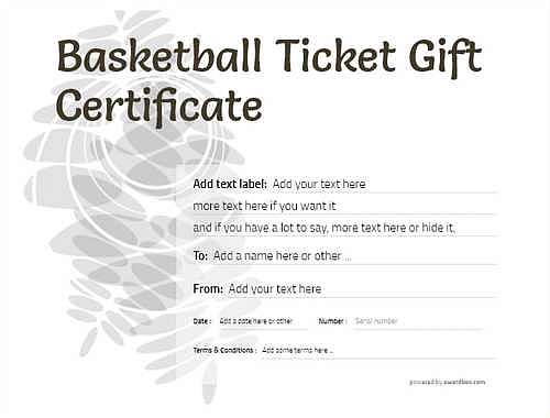 basketball ticket gift certificate style9 default template image-569 downloadable and printable with editable fields