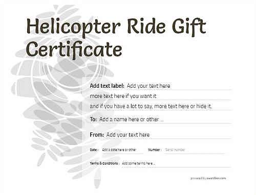 helicopter ride gift certificate style9 default template image-439 downloadable and printable with editable fields