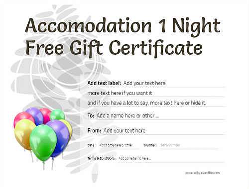 hotel gift certificate style9 default template image-387 downloadable and printable with editable fields