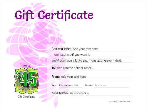 money   gift certificate style9 purple template image-21 downloadable and printable with editable fields